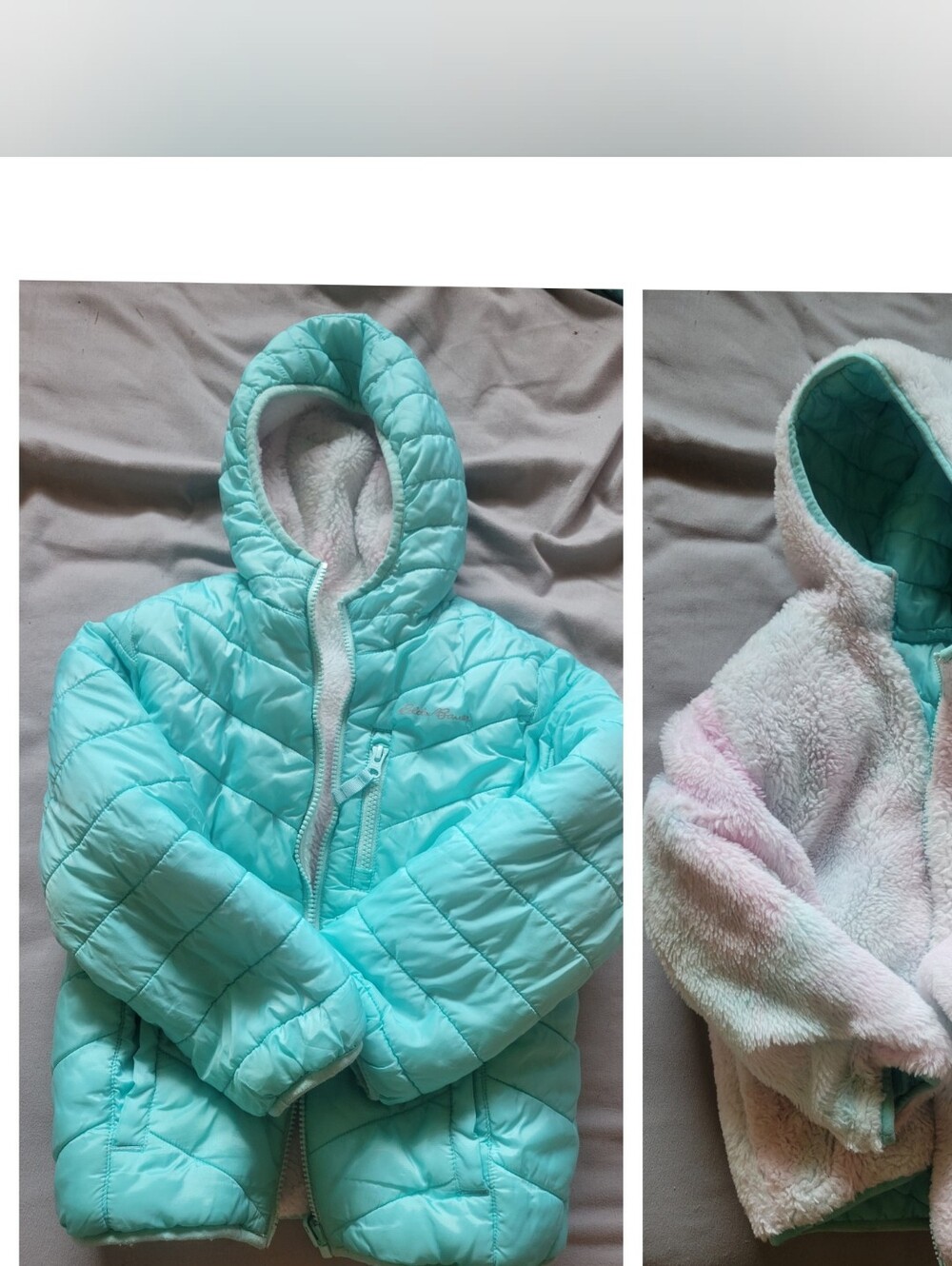 Girls' Reversible Hooded Jacket